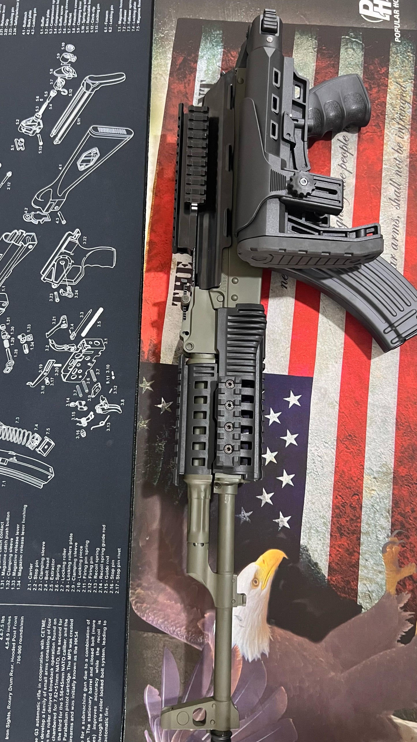AK47 GREEN/BLACK